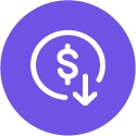 Lower cost icon